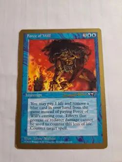 MTG: Force Of Will (LP): World Championship Deck 1997 JK28 - Image 1