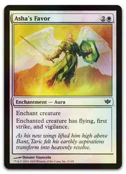 Asha's Favor #2 (Foil) (LP) Conflux CON Magic MTG - Image 1