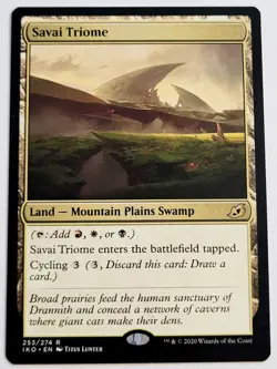 MTG Savai Triome - Ikoria:Lair of Behemoths - NM - Image 1