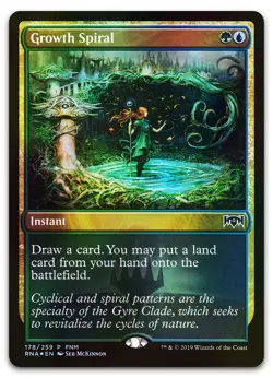 Growth Spiral #178 (Foil) (LP) FNM Promos FNM Magic MTG - Image 1
