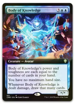 Body of Knowledge (Extended Art) #631 (Foil) LP Commander Legends CMR Magic MTG - Image 1