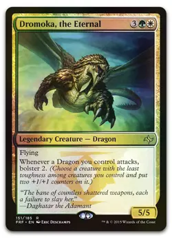Dromoka, the Eternal #151 (Foil) (LP) Fate Reforged FRF Magic MTG - Image 1