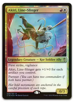 Akiri, Line-Slinger #26 (Foil) (LP) Commander 2016 C16 Magic MTG - Image 1