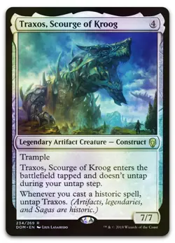 Traxos, Scourge of Kroog #234 (Foil) (LP) Dominaria DOM Magic MTG - Image 1