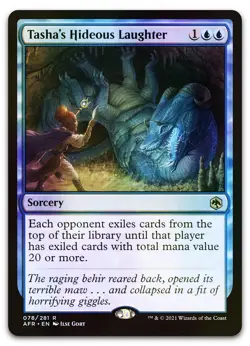 Tasha's Hideous Laughter #78 (Foil) (NM) Forgotten Realms AFR Magic MTG - Image 1