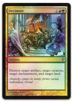 Decimate #185 (Foil) (LP) Conspiracy CNS Magic MTG - Image 1