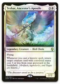 Teshar, Ancestor's Apostle #36 (Foil) (LP) Dominaria DOM Magic MTG - Image 1