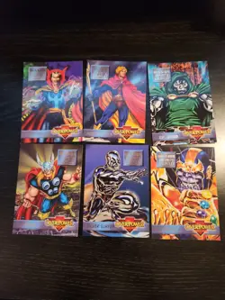 Overpower TCG Fatal Attractions Infinity Gauntlet Mission and Event Card Lot - Image 4