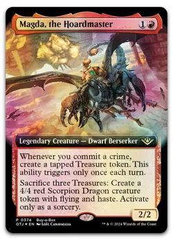 Magda, the Hoardmaster (Extended Art) #374 (Foil) LP Buy-A-Box Promos Magic MTG - Image 1