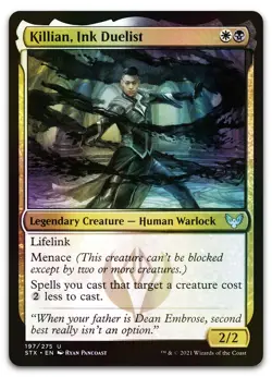 Killian, Ink Duelist #197 (Foil) (LP) Strixhaven STX Magic MTG - Image 1