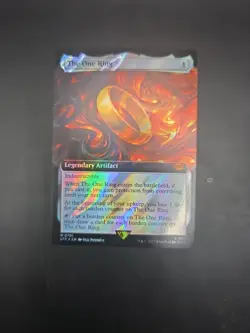 The One Ring Extended Surge Foil M 0791 Lord Of The Rings LTR MTG NM- - Image 4