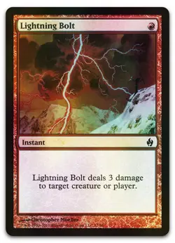 Lightning Bolt #17 (Foil) (LP) Premium Deck Fire Lightning PD2 Magic MTG - Image 1