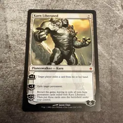 Karn Liberated - New Phyrexia - MTG Magic the Gathering - NM - Image 1