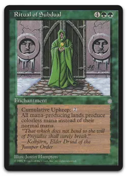 Ritual of Subdual (LP) Ice Age ICE Magic MTG - Image 1