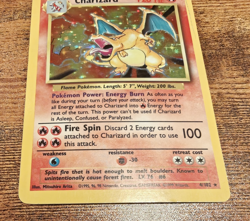 Pokemon TCG Charizard Base Set Holo Unlimited Rare Card 4/102 - Image 3