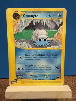 Pokemon TCG Omanyte 41/144 Skyridge E-Reader WOTC Vintage Card - Image 1