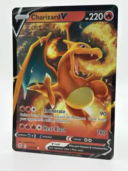 Pokemon TCG - Charizard V #017/172 Swsh09: Brilliant Stars Holo - Image 4