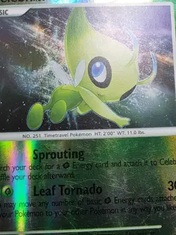 HP Celebi - 7/123 - Holo Rare Reverse Holo Pokemon Mysterious Treasures - Image 4