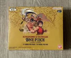 ONE PIECE CARD GAME: KINGDOMS OF INTRIGUE BOOSTER BOX OP04 24 Packs IN STOCK - Image 1