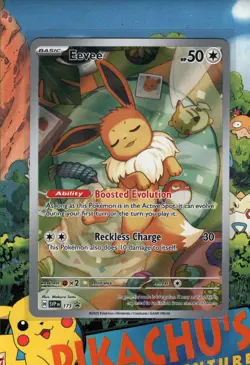 Pokemon TCG Eevee - SVP 173 - Prismatic Evolutions ETB Promo NM/M - Image 1