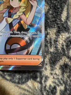 Lillie’s Determination 169/132 Full Art Trainer Ultra Rare MEG Pokemon TCG NM - Image 3