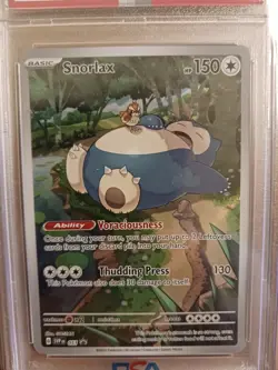 Pokemon Snorlax 051 PSA 10 Promo Holo SV: Scarlet & Violet 151 2023 - Image 4