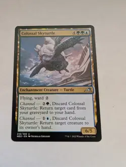 Colossal Skyturtle Kamigawa: Neon Dynasty Regular MTG NM - Image 1