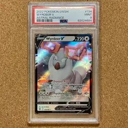WYRDEER V #134 2022 POKEMON SWORD & SHIELD ASTRAL RADIANCE - PSA 9 MINT - Image 1