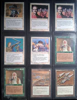 Mixed Lot of 53 VINTAGE Magic The Gathering Cards (Read Description) - Image 1