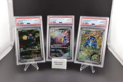 2025 POKEMON JPN BLACK BOLT 107 TYMPOLE 108 PALPITOAD 109 SEISMITOAD PSA 10 SET - Image 1