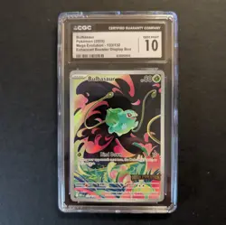 Pokemon Bulbasaur 133/132 Me01: Mega Evolution Illustration Rare Holo 80HP Promo - Image 1