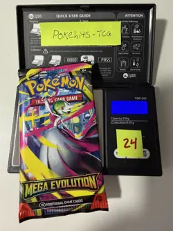(HEAVY)🔥 22.32g Pokemon TCG Mega Evolution Booster Pack Factory Sealed✅ - Image 1