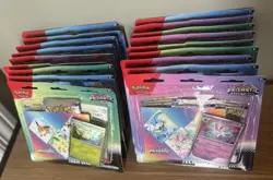 Pokemon TCG Prismatic Evolutions Tech Sticker 3-Pack Blisters - Lot of 18 - Image 1