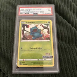 Bulbasaur Illustration Contest 2022 SWSH303 Pokemon English PSA 7 - Image 1