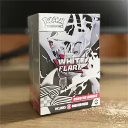 Pokemon White Flare Booster Bundle Factory Sealed 6 Packs Authentic Pokemon TCG - Image 1