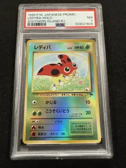 Pokemon Ledyba Reverse Holo Promo Japaense Southern Island PSA 7 ! - Image 1