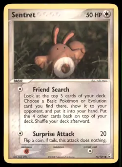 Pokemon TCG Sentret 75/109 Regular Yuka Morii - Image 1