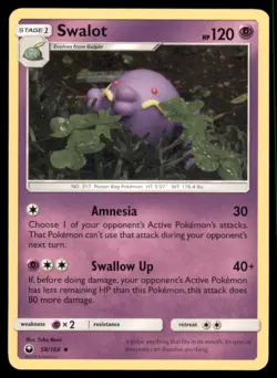 Pokemon TCG Swalot 58/168 Regular Yuka Morii - Image 1