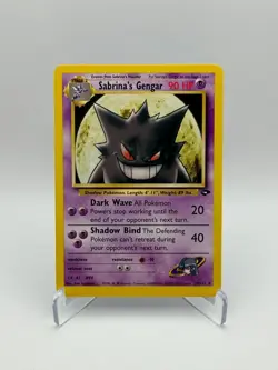 Pokemon Sabrina's Gengar 29/132 Gym Challenge Unlimited Regular LP+ - Image 1