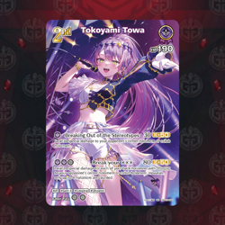 Hololive OFFICIAL CARD GAME ENGLISH Tokoyami Towa UR FOIL hBP03-056 Elite Spark - Image 1