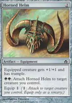 Horned Helm - Fifth Dawn #132/165 MTG Magic The Gathering - Image 1
