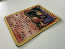 Pokemon Dark Charizard TCG Non-Holo Rare Card 21/82- DAMAGED - Image 3