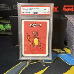 Pokemon Card PSA 10 Charmander Old Maid Game Japanese 2019 - Image 1