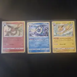 Eeveelutions Cosmos Holo vivid voltage sword and shield Card Lot Pokemon TCG NM - Image 1