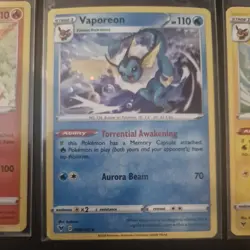 Eeveelutions Cosmos Holo vivid voltage sword and shield Card Lot Pokemon TCG NM - Image 2