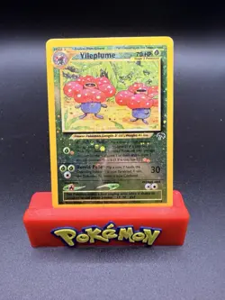 Vileplume Reverse Holo 17/18 (Southern Islands) Wotc Pokemon Card - HP-c Swirl - Image 1