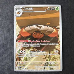 Pokemon Card - Crustle 186/182 - Destined Rivals - Near Mint - Image 1