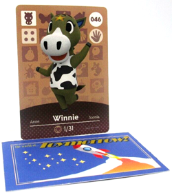 Animal Crossing Nintendo Amiibo - WINNIE #46 - Series 1 Authentic Card - Image 1
