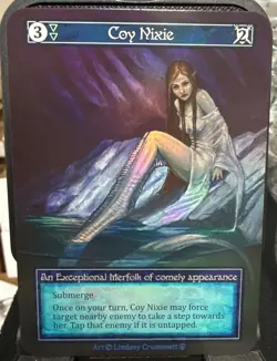 Coy Nixie Foil Exceptional Sorcery Arthurian Legends AL TCG Trading Card - Image 1
