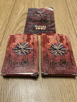 Vintage 1995 Blood Wars CCG Card Game 2x Starter Decks + 30 extra cards D&D - Image 1